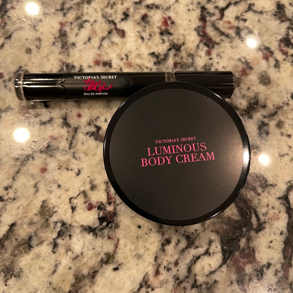 Victoria Secret Tease lotion and rollerball.